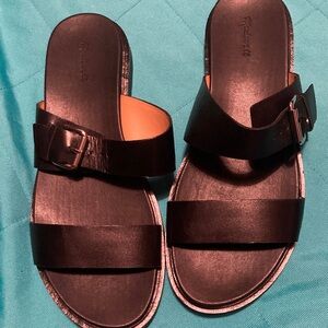 NWT Madewell Leather Sandal Women’s Sz 8.5 Black BRAND NEW